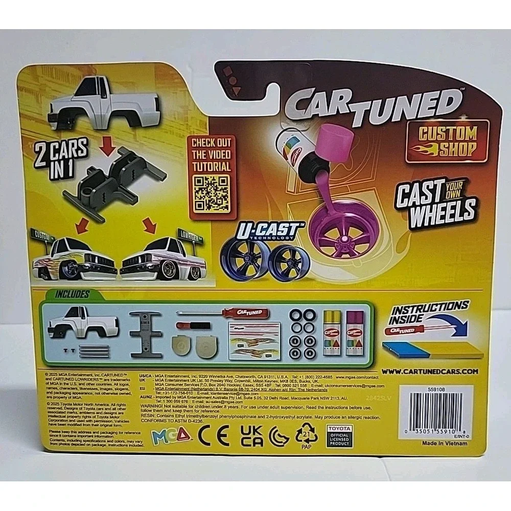 Car Tuned Series 2 '87 Toyota SR5‎ Custom Kit – U-Cast Wheel Casting Set